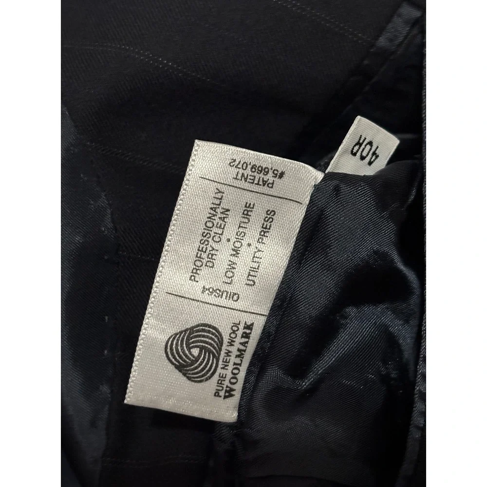 Hart Schaffner Men's 40R Pinstripe Blazer Sport‎ Coat Gold Trumpeter Classic USA